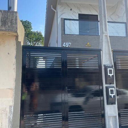 Casa Novinha - Praia Grande - Mirim - 3 Quadras Da Praia Wi-Fi Villa Ngoại thất bức ảnh