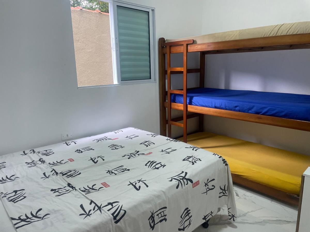 Casa Novinha - Praia Grande - Mirim - 3 Quadras Da Praia Wi-Fi Villa Ngoại thất bức ảnh